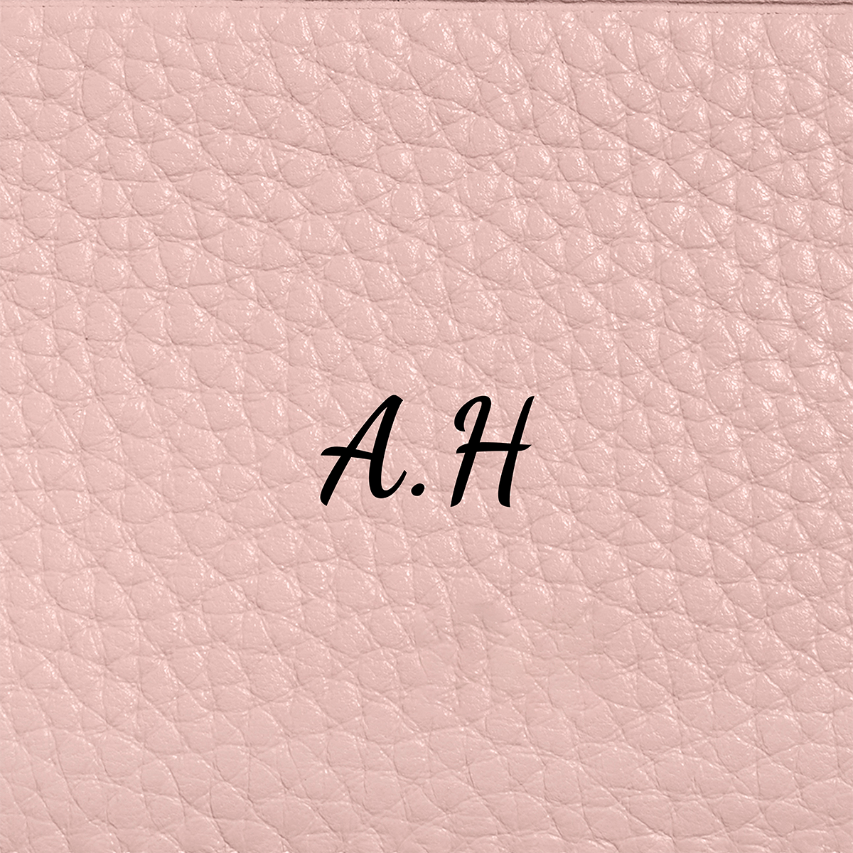 Leather Card Holder (Blush Nude)