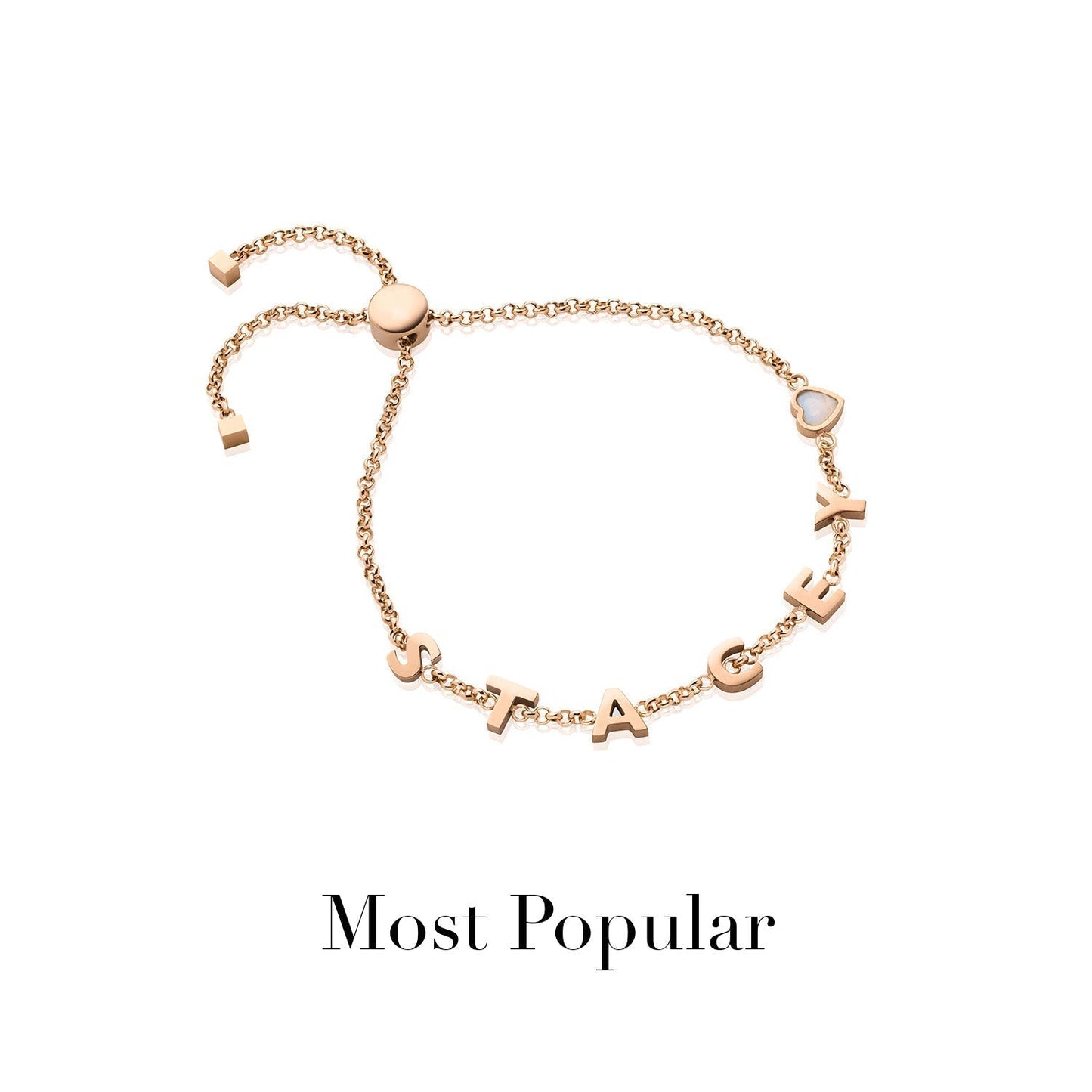 Made Mine Name Bracelet - Rose Gold