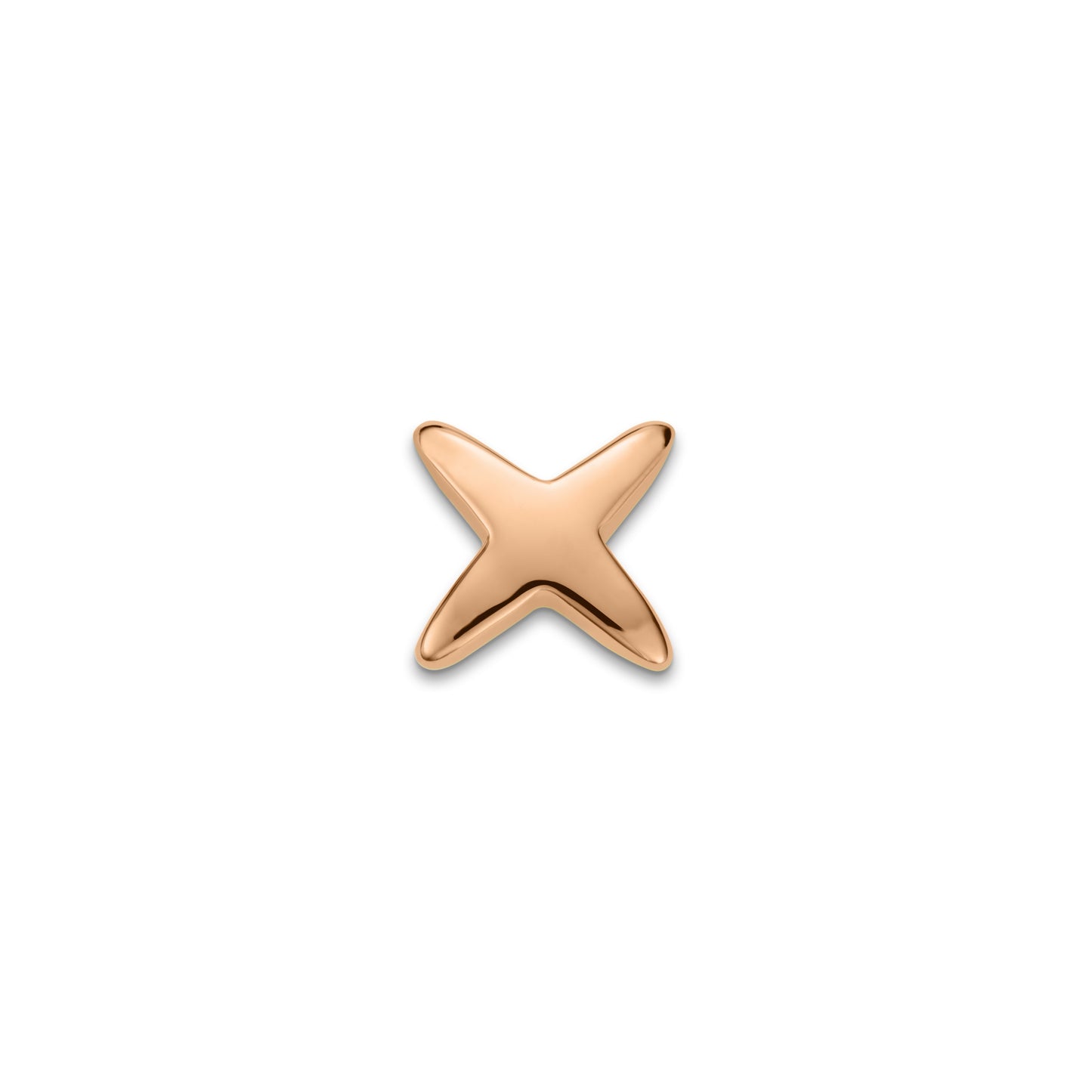 Made Mine Charms - Kiss Charm (Rose Gold)
