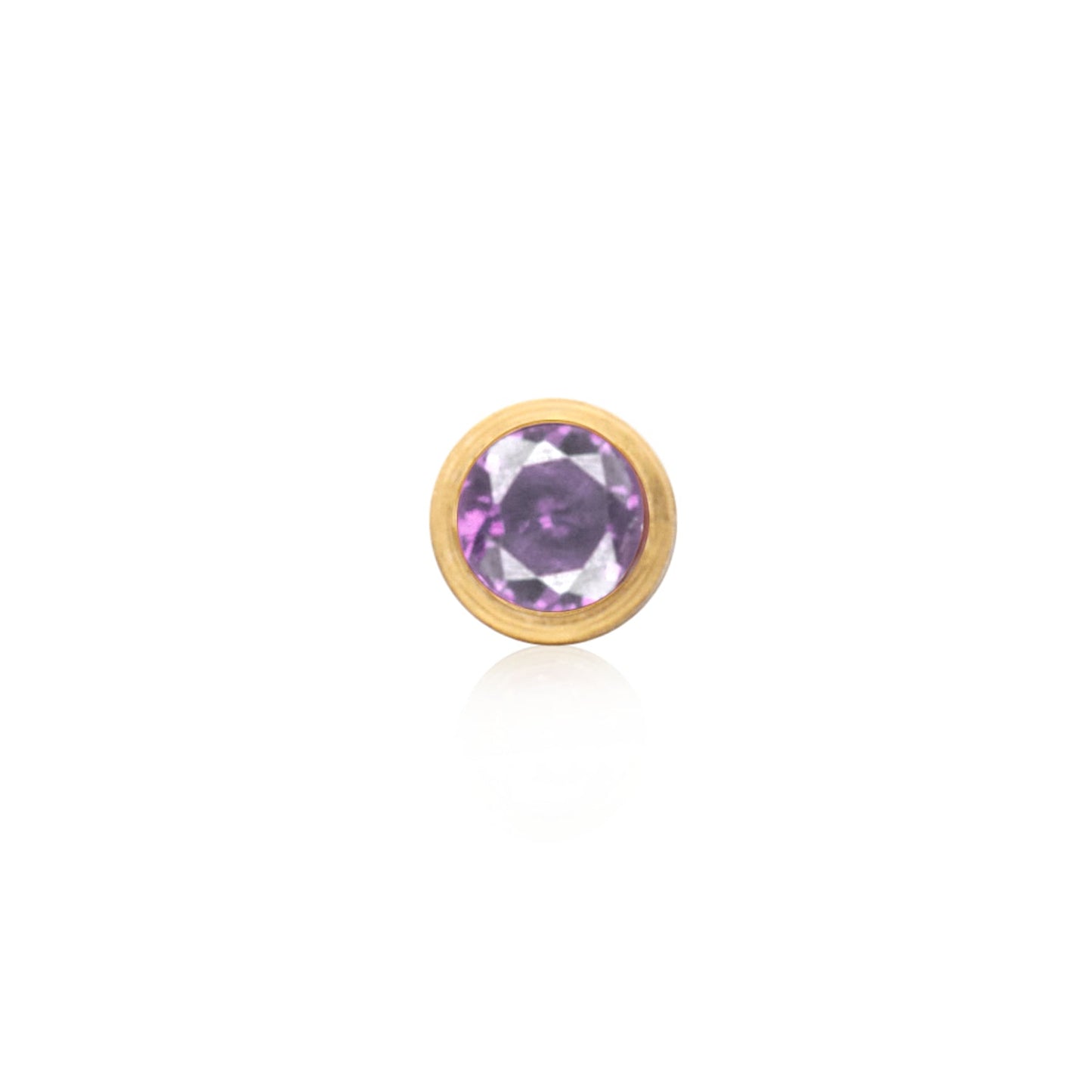 Stamped - Crystal Heart Birthstone