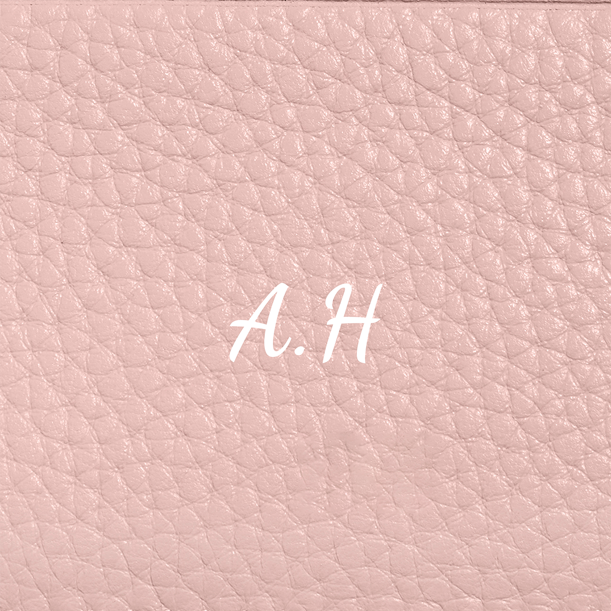 Leather Card Holder (Blush Nude)