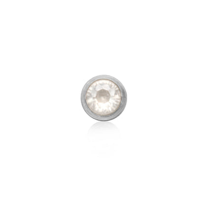 Stamped - Crystal Heart Birthstone
