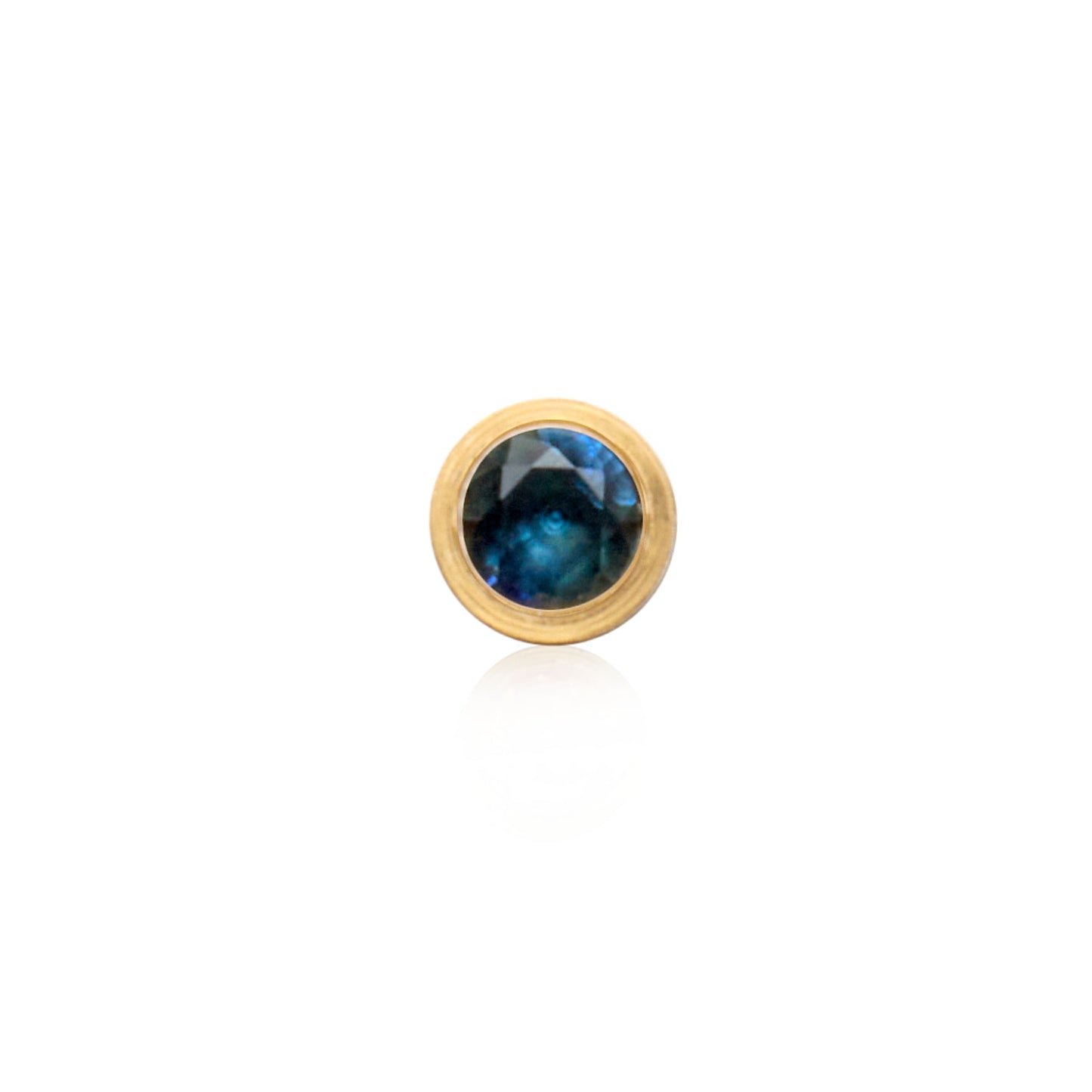 Birthstone Stud Earring (Gold)