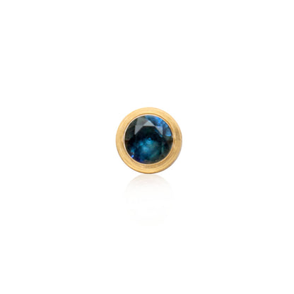Birthstone Stud Earring (Gold)