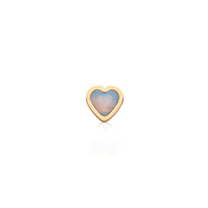 Made Mine Mini Heart Birthstone Anklet (Gold)