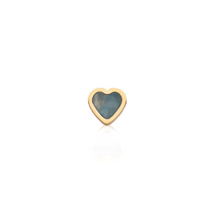 Made Mine Mini Heart Birthstone Bracelet (Gold)