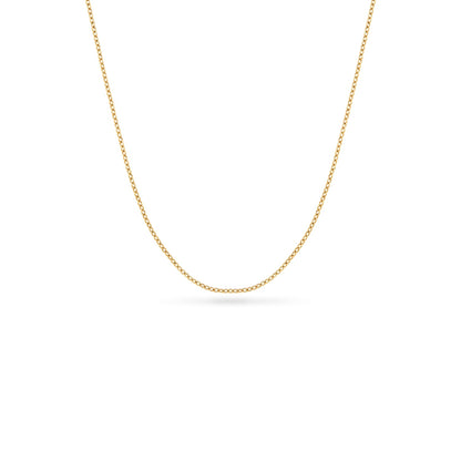 Mini Written In The Stars Initial Tag Necklace (Gold)