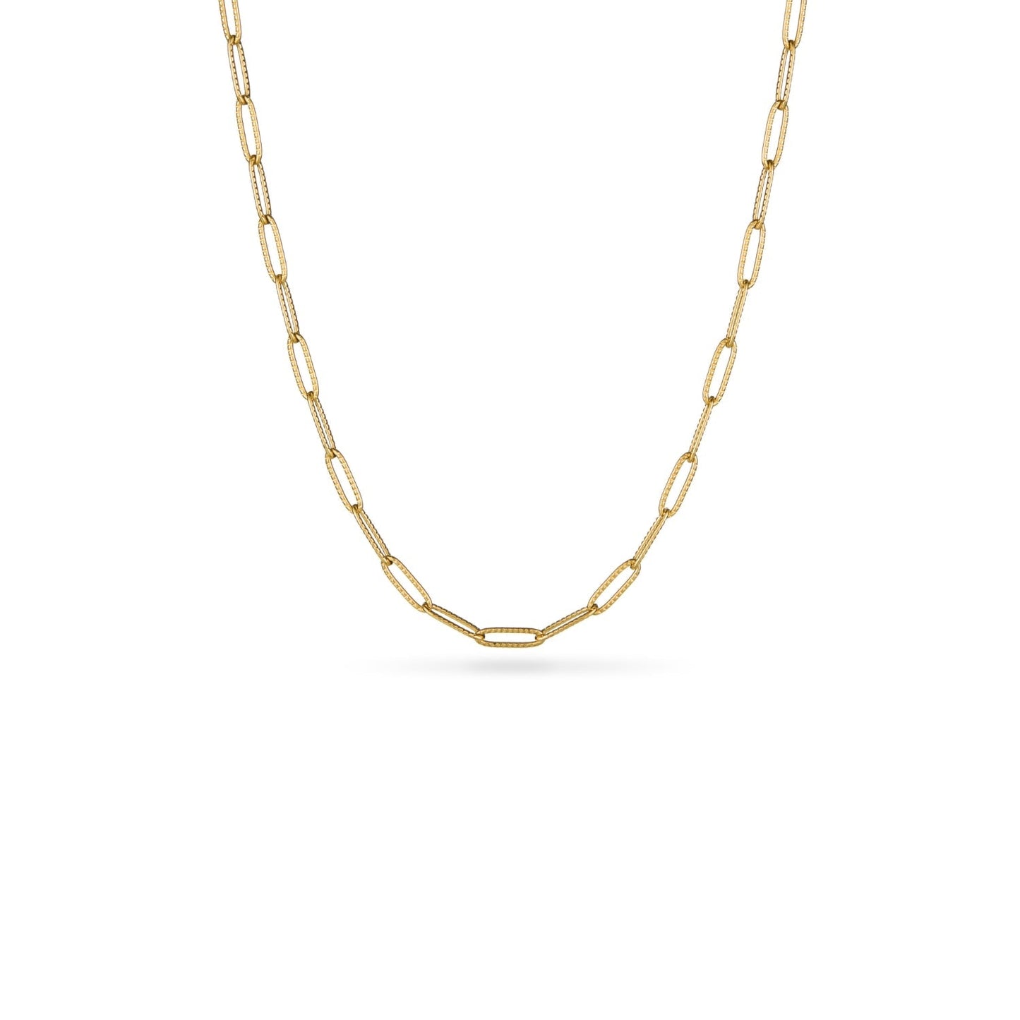 Chocolate Brown Heart Necklace (Gold)