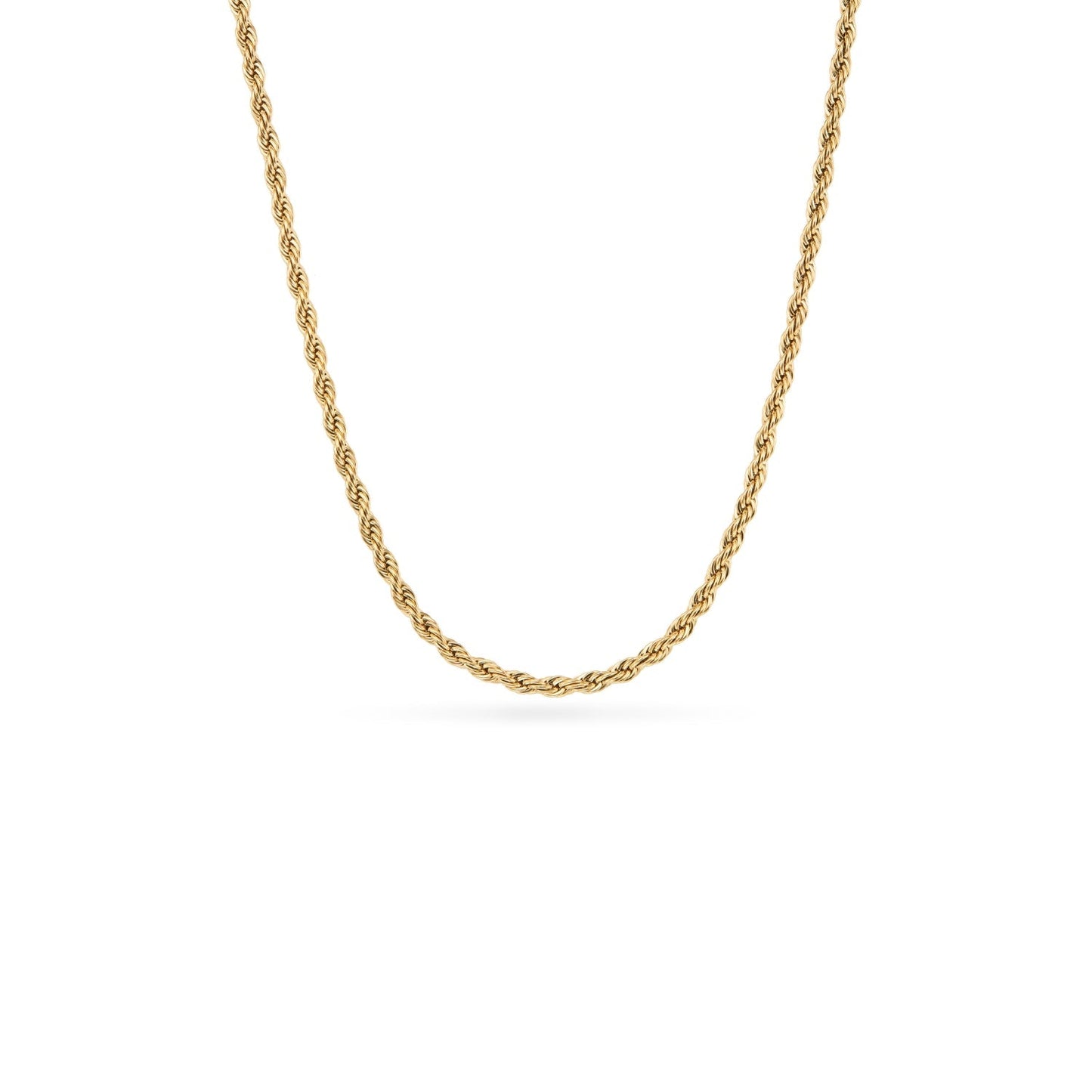 Chocolate Brown Heart Necklace (Gold)