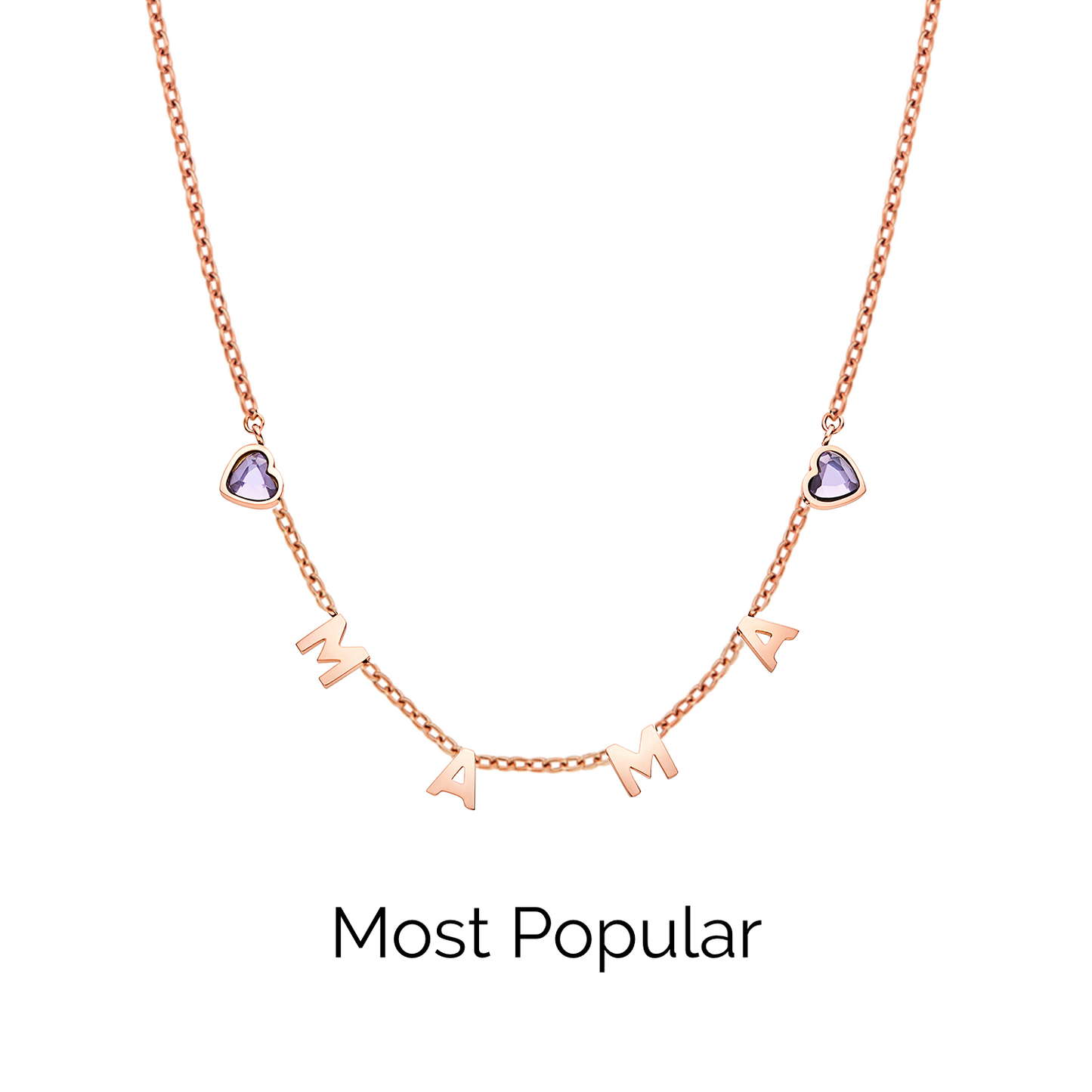 Made Mine Name Necklace (Rose Gold)
