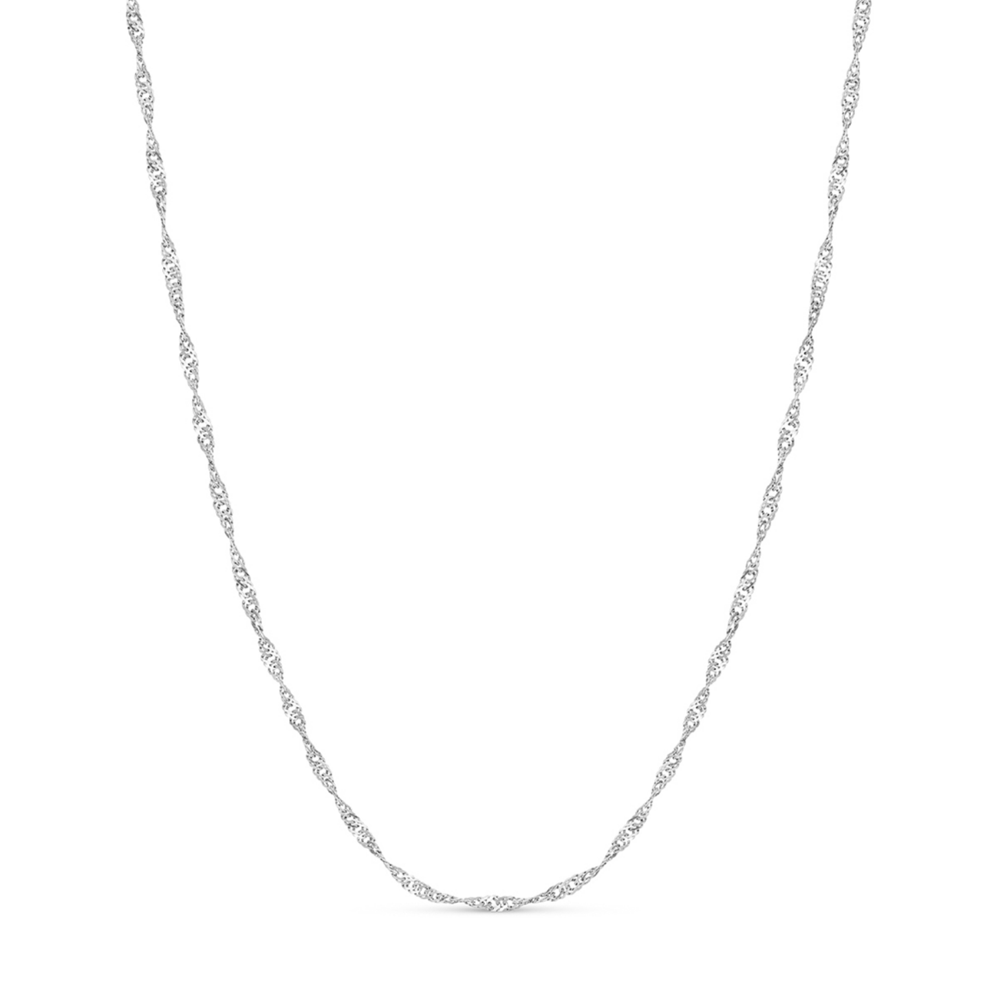 Mother of Pearl Cushion Necklace & Earrings Set (Silver)