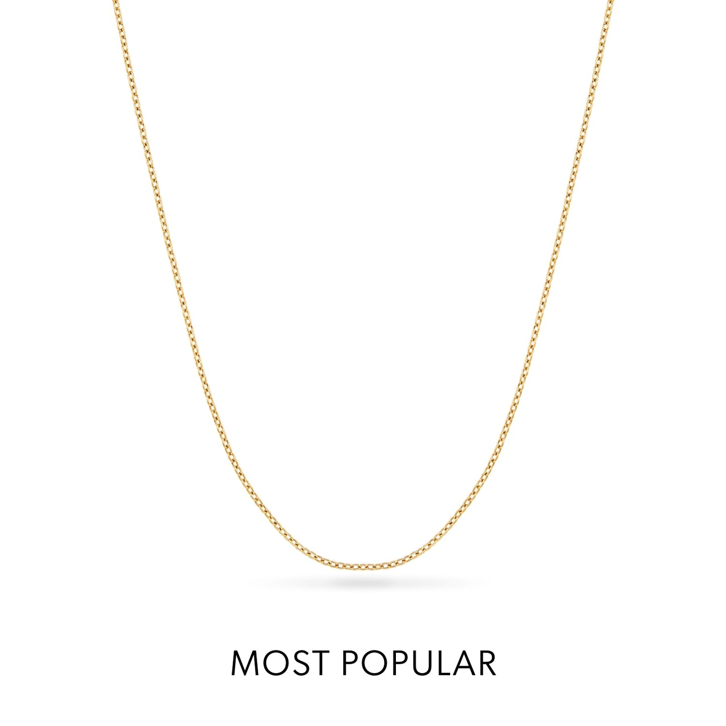 Layering Fine Chain Necklace (Gold)
