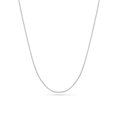 Fingerprint Written In The Stars Tag Necklace (Silver)