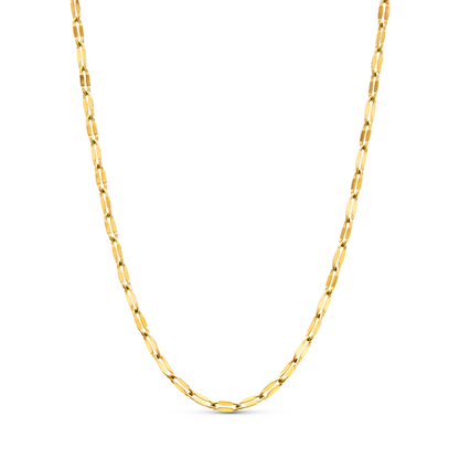 Mother of Pearl Cushion Necklace (Gold)