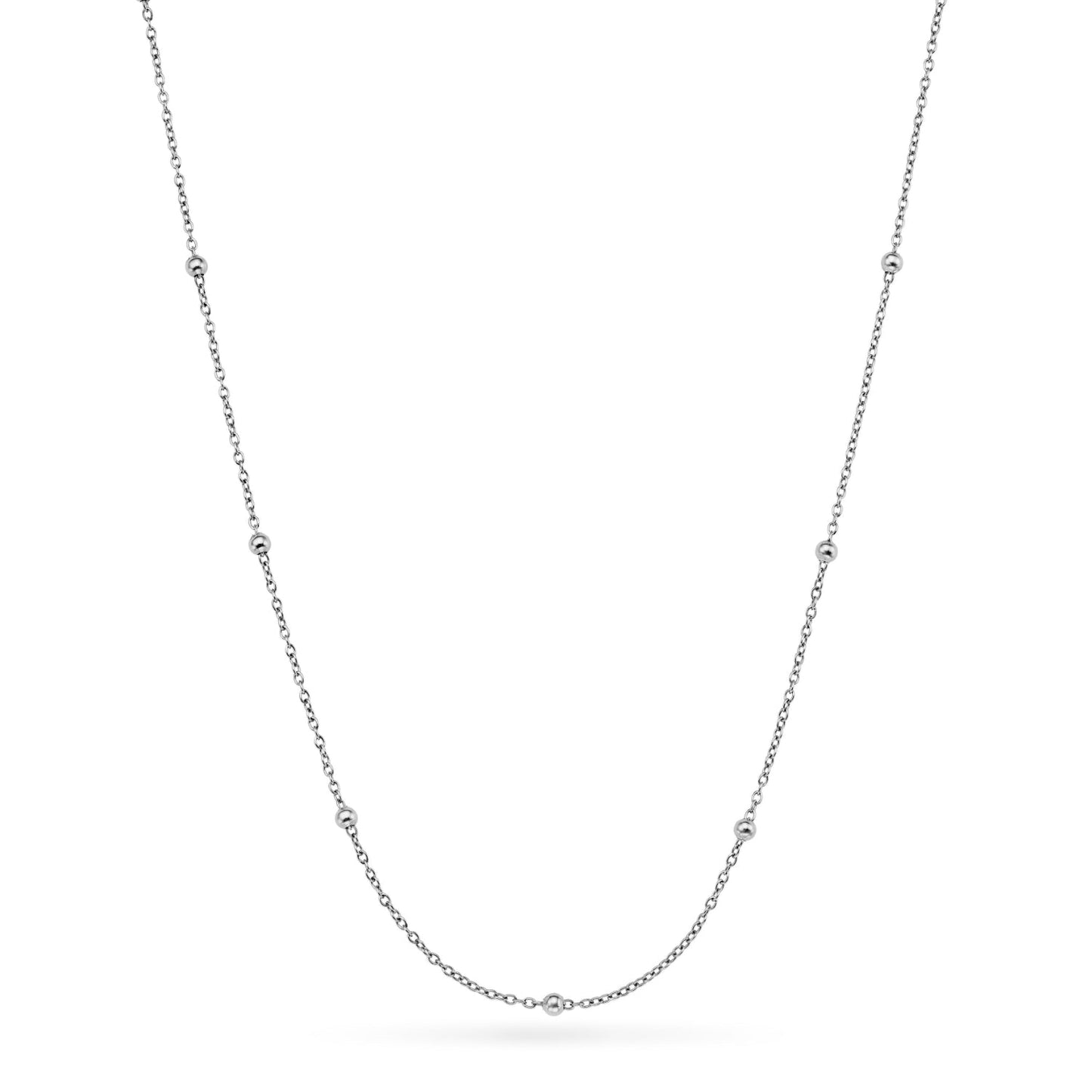 Heart Photo Locket Necklace (Silver)