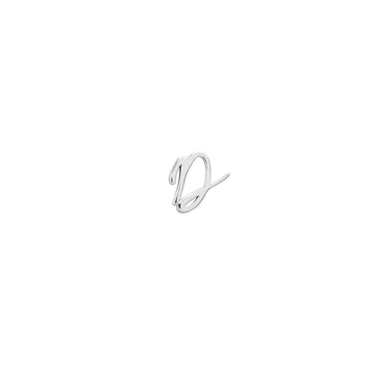 Made Mine Script Letter Bracelet (Silver) - NN