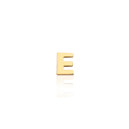 Mini Letter & Heart Birthstone Layered Necklace Set (Gold)