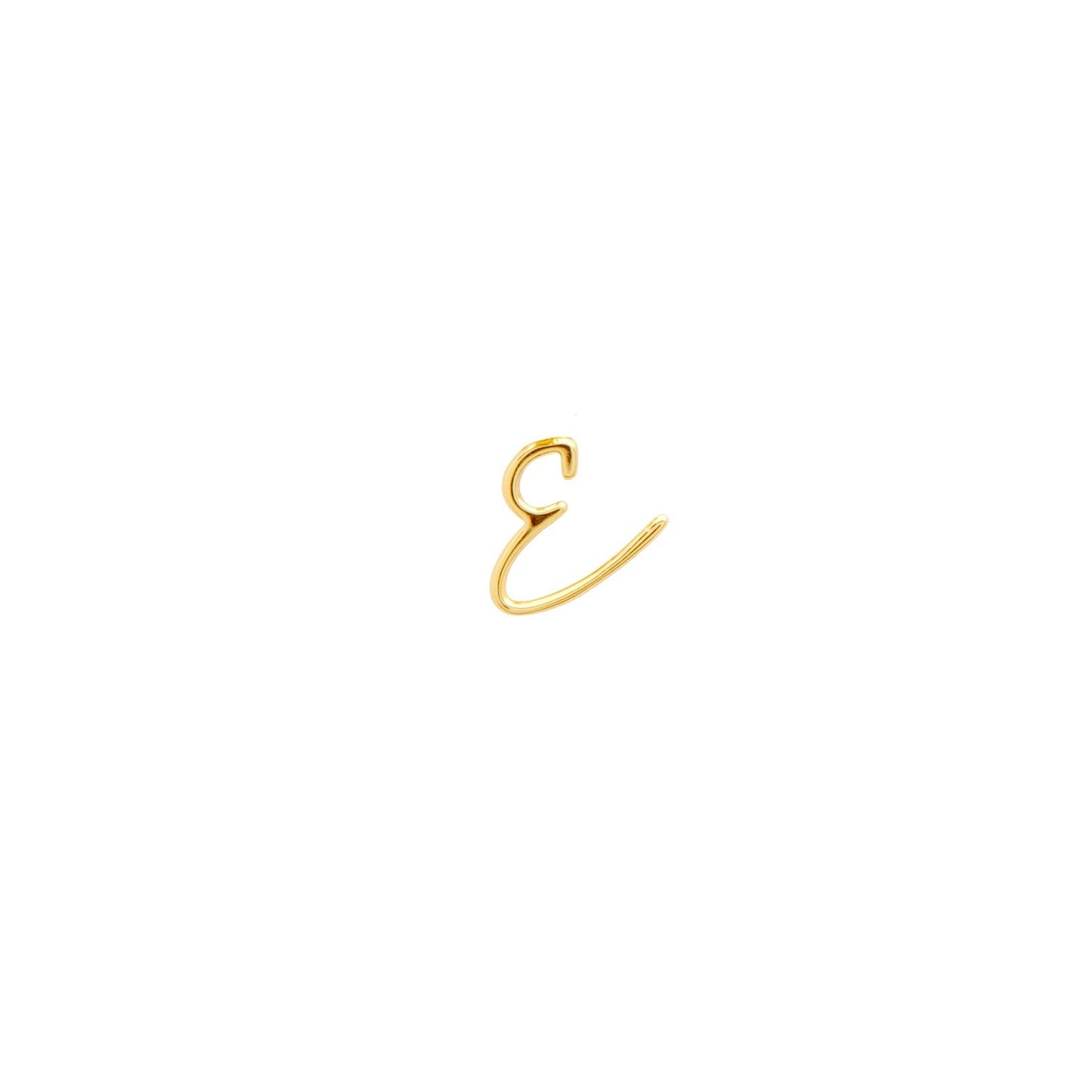Signature Initial Stud Earring (Gold)
