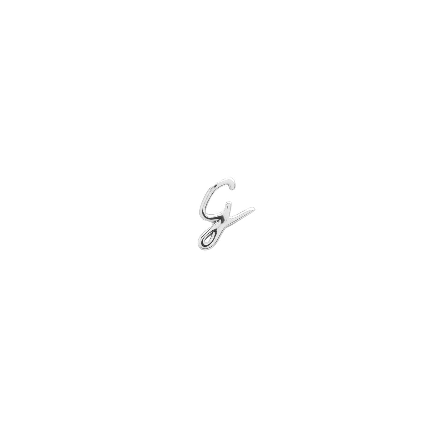 Made Mine Script Letter Bracelet (Silver) - NN