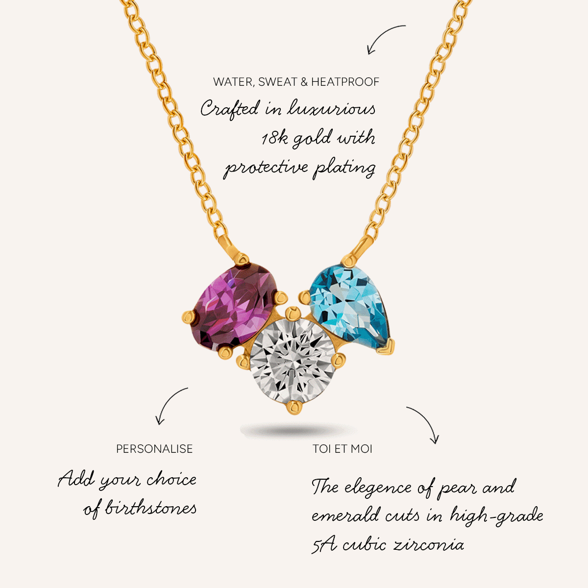 Custom Legacy Necklace (Gold)
