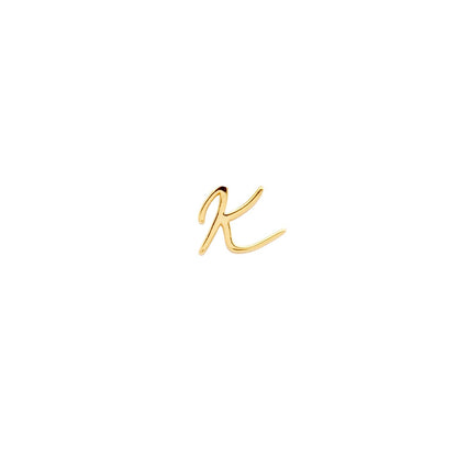 Made Mine Script Letter Bracelet (Gold) - JJ
