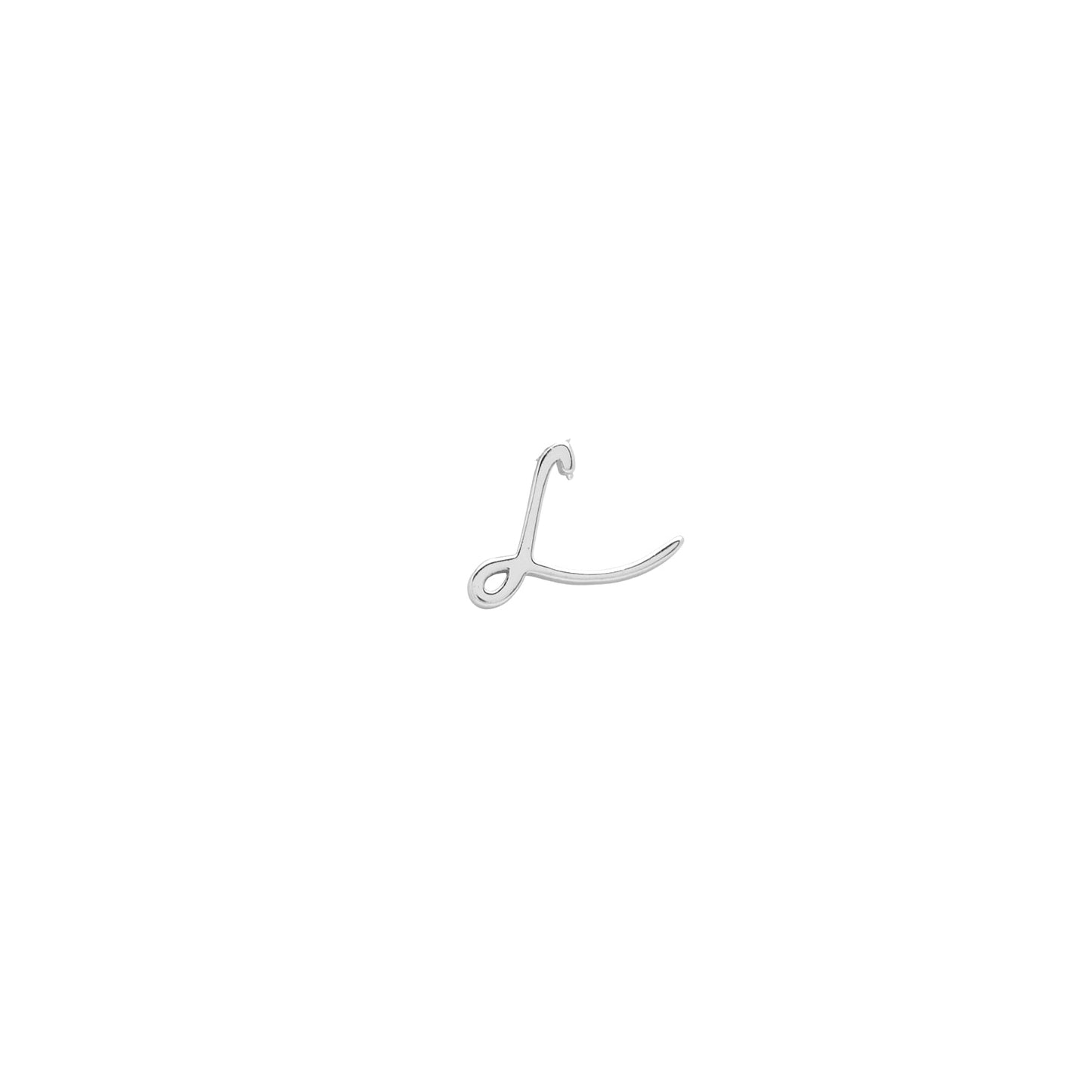 Made Mine Charms - Script Initial Charms (Silver)