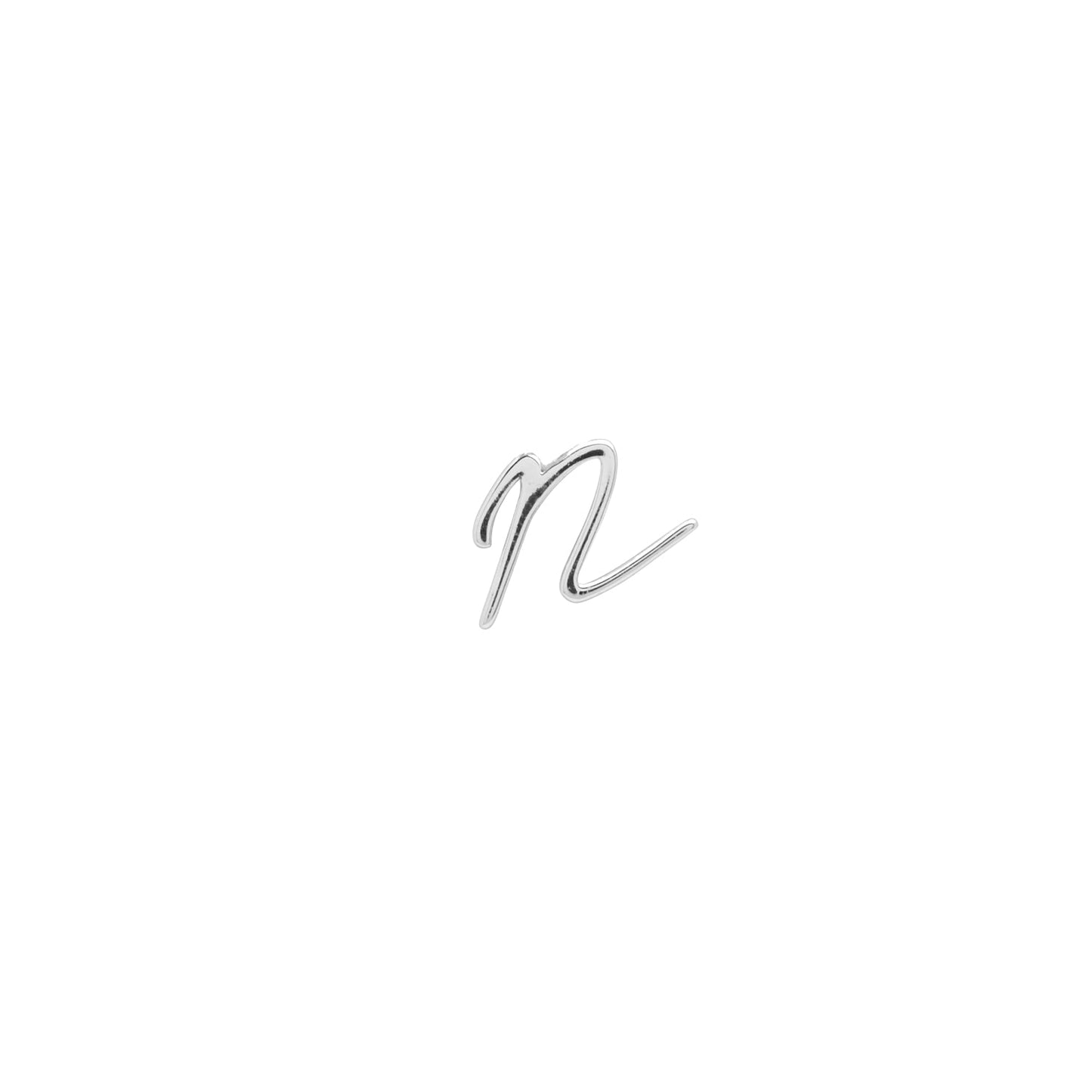 Made Mine Script Letter Bracelet (Silver) - NN