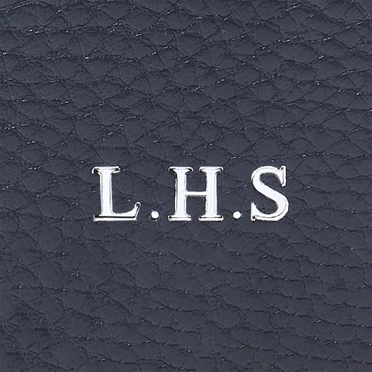 Leather Luggage Tag (Navy)