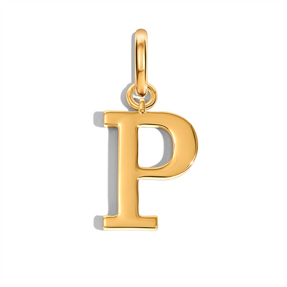 Large Didot Initial Accessories Charm (Gold)