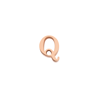 Made Mine Charms - Didot Initial Charm (Rose Gold)