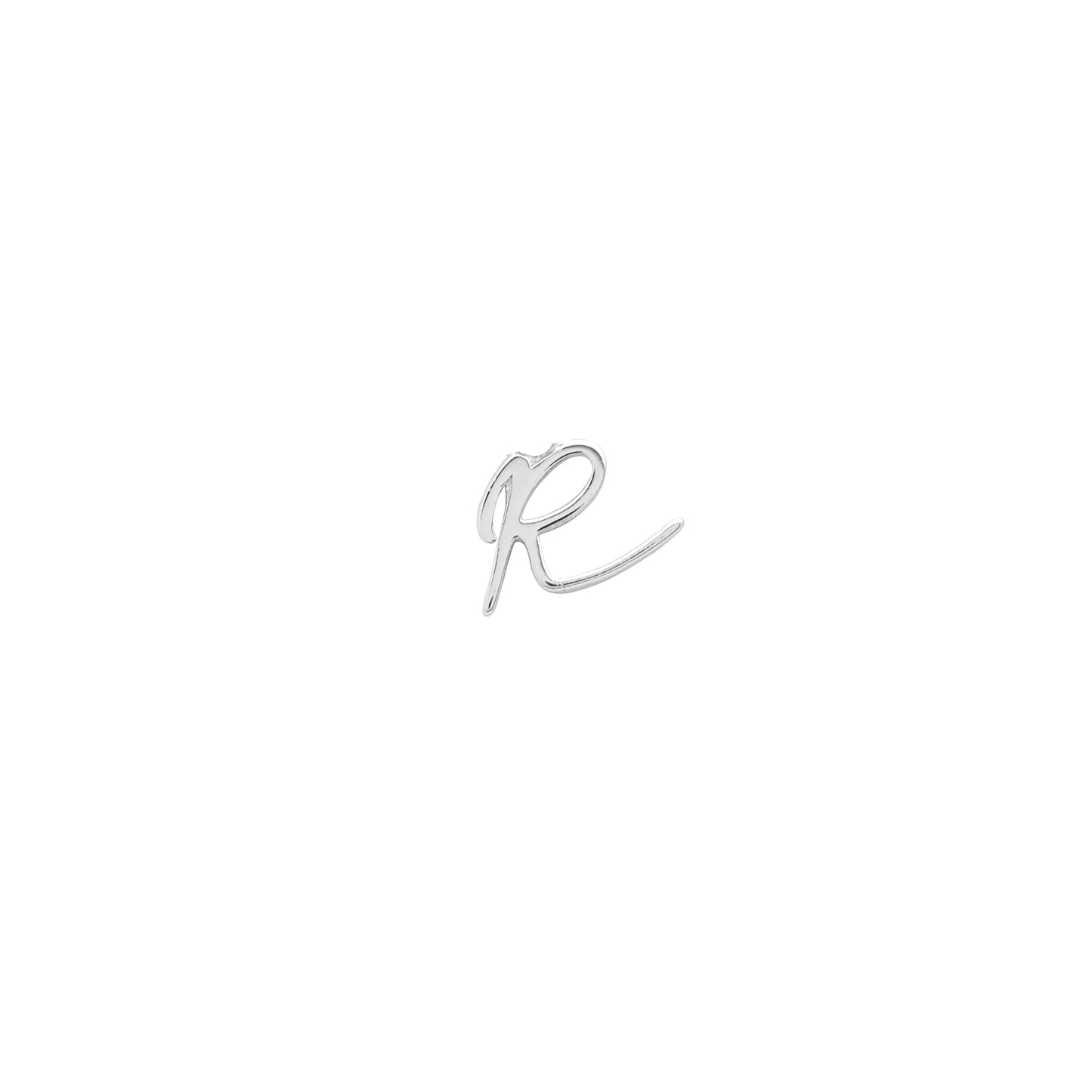 Made Mine Script Letter Bracelet (Silver) - NN