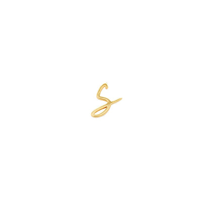 Made Mine Script Letter Bracelet (Gold) - JJ