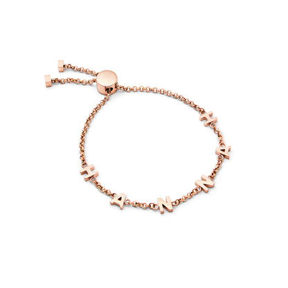 Made Mine Name Bracelet - Rose Gold