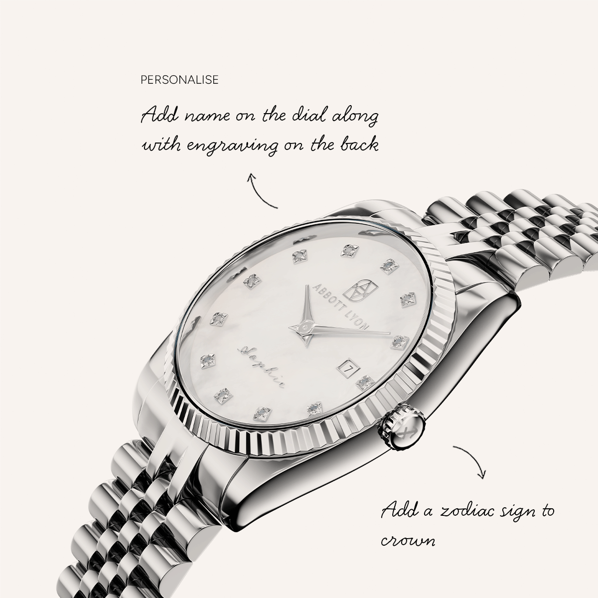 30mm Custom Belgravia Watch (Silver)