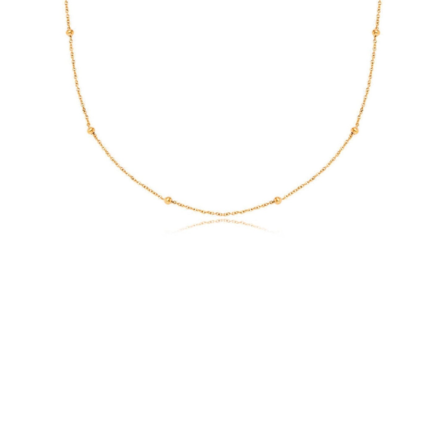 Fingerprint Written In The Stars Tag Necklace (Gold)