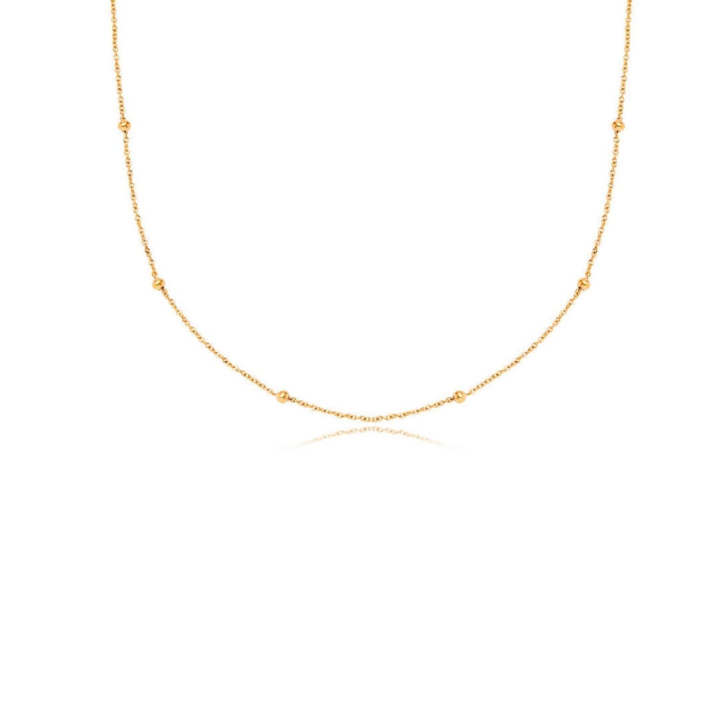 Fingerprint Written In The Stars Tag Necklace (Gold)