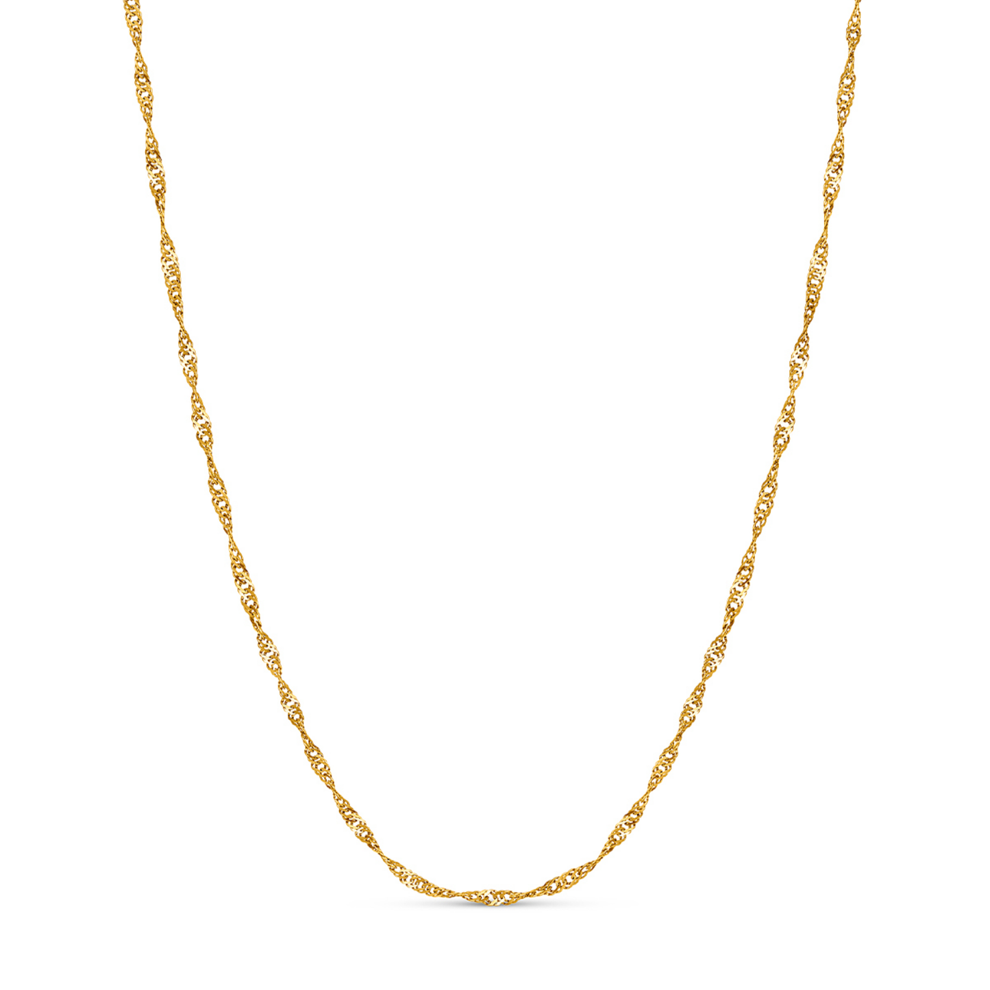 Round Photo Locket Sphere Necklace (Gold)