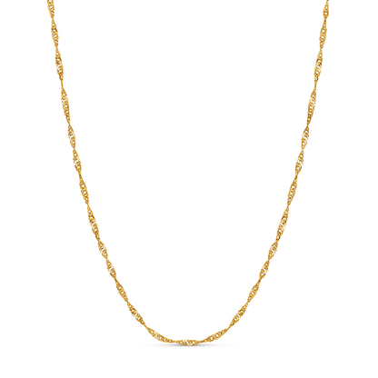 Ocean Charms Sardine Necklace (Gold)