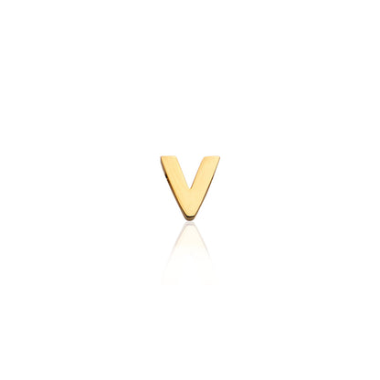 Made Mine Charms - Block Initial Charm (Gold)