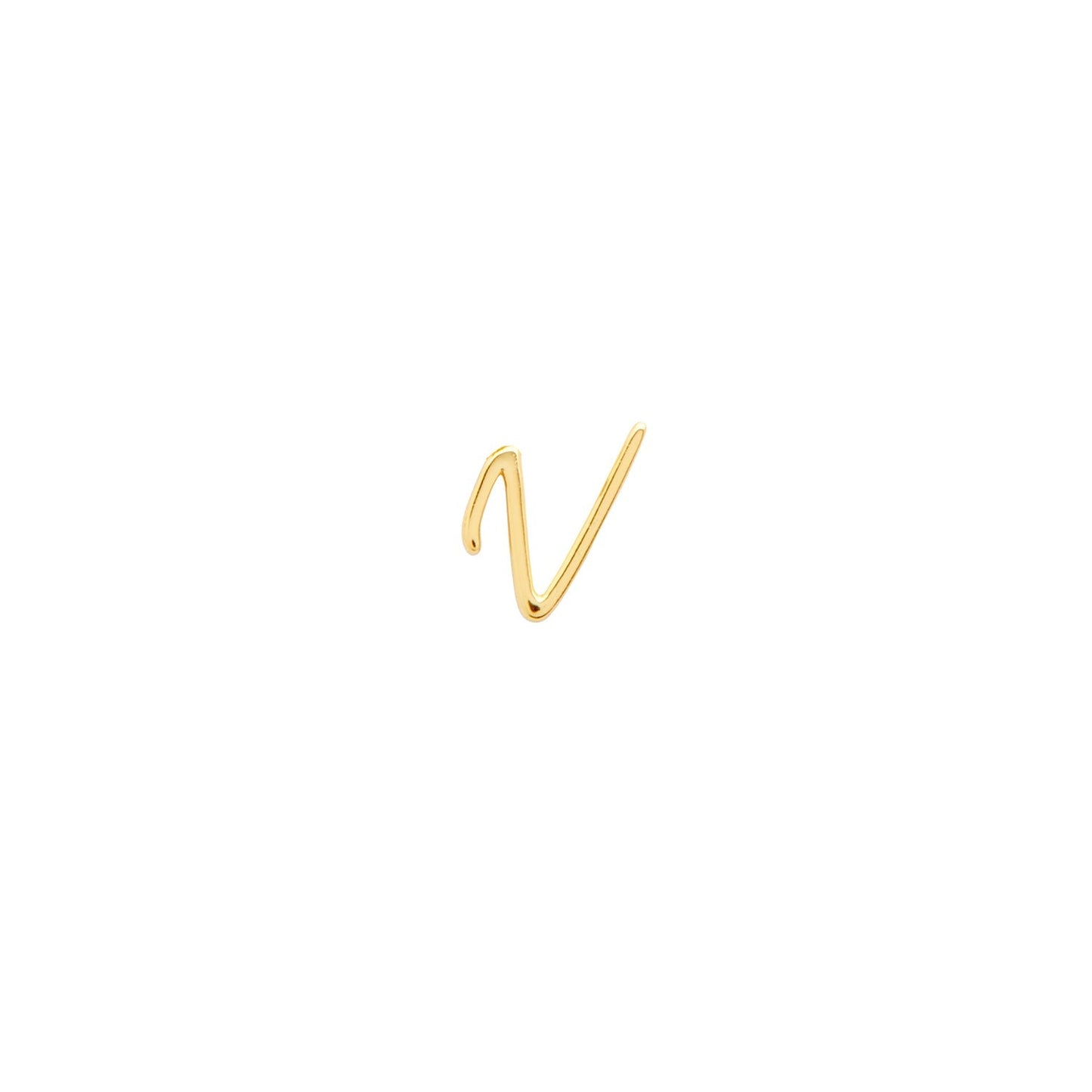 Made Mine Script Letter Bracelet (Gold) - TT
