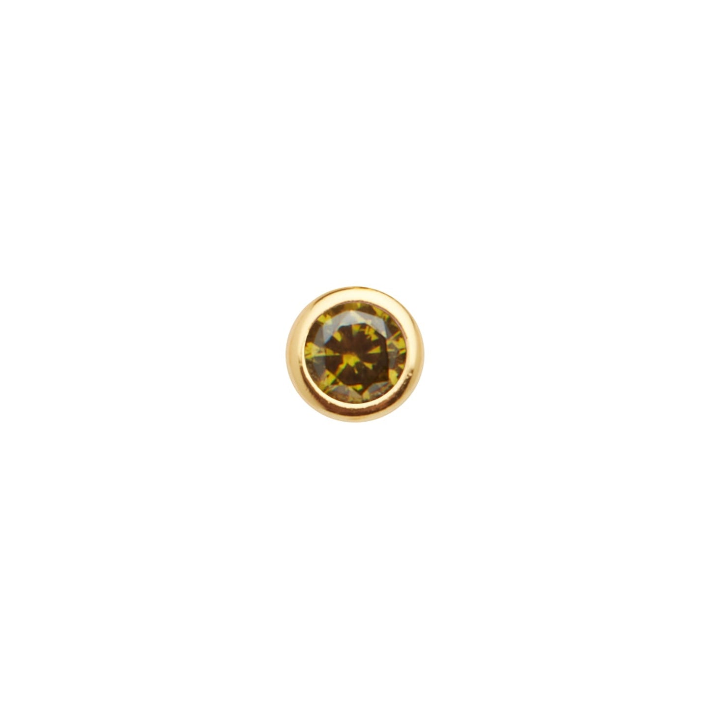Mini Birthstone Necklace (Gold)