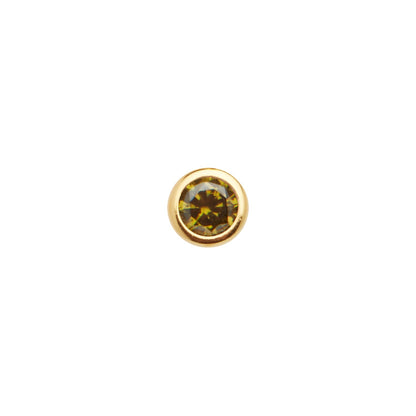 Mini Birthstone Necklace (Gold)