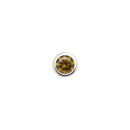 Mini Birthstone Necklace (Silver) (CS Replacement)