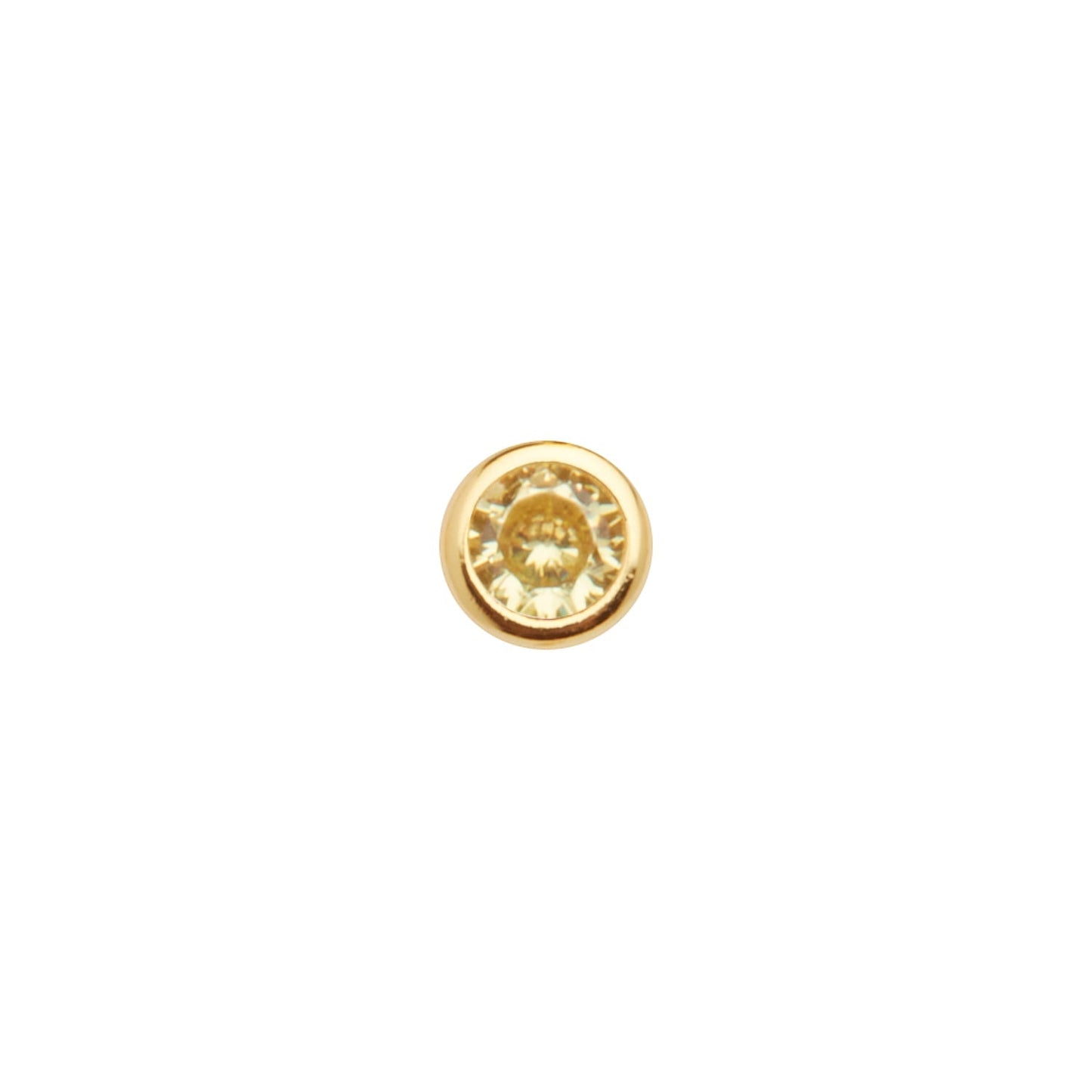 Mini Birthstone Necklace (Gold)