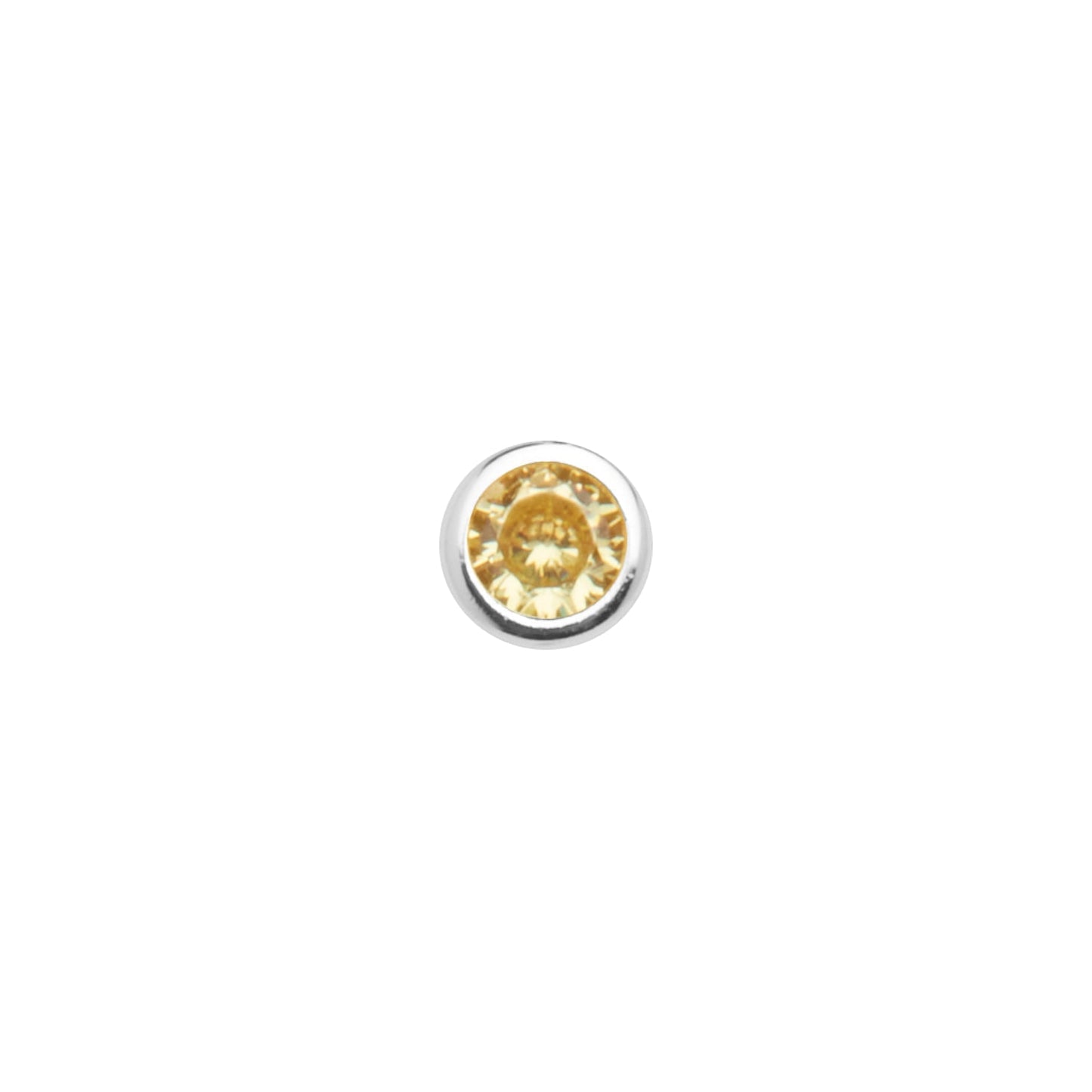 Mini Birthstone Necklace (Silver) (CS Replacement)