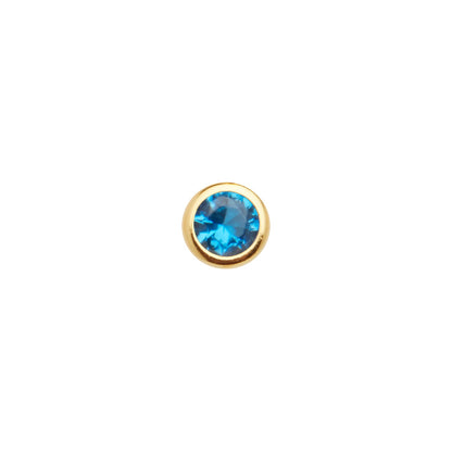 Mini Birthstone Bracelet (Gold)