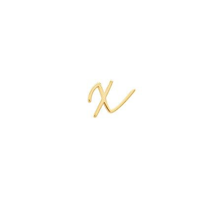 Made Mine Script Letter Bracelet (Gold) - NN