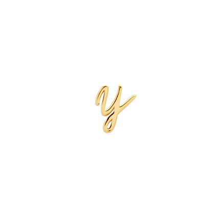 Made Mine Script Letter Bracelet (Gold) - NN