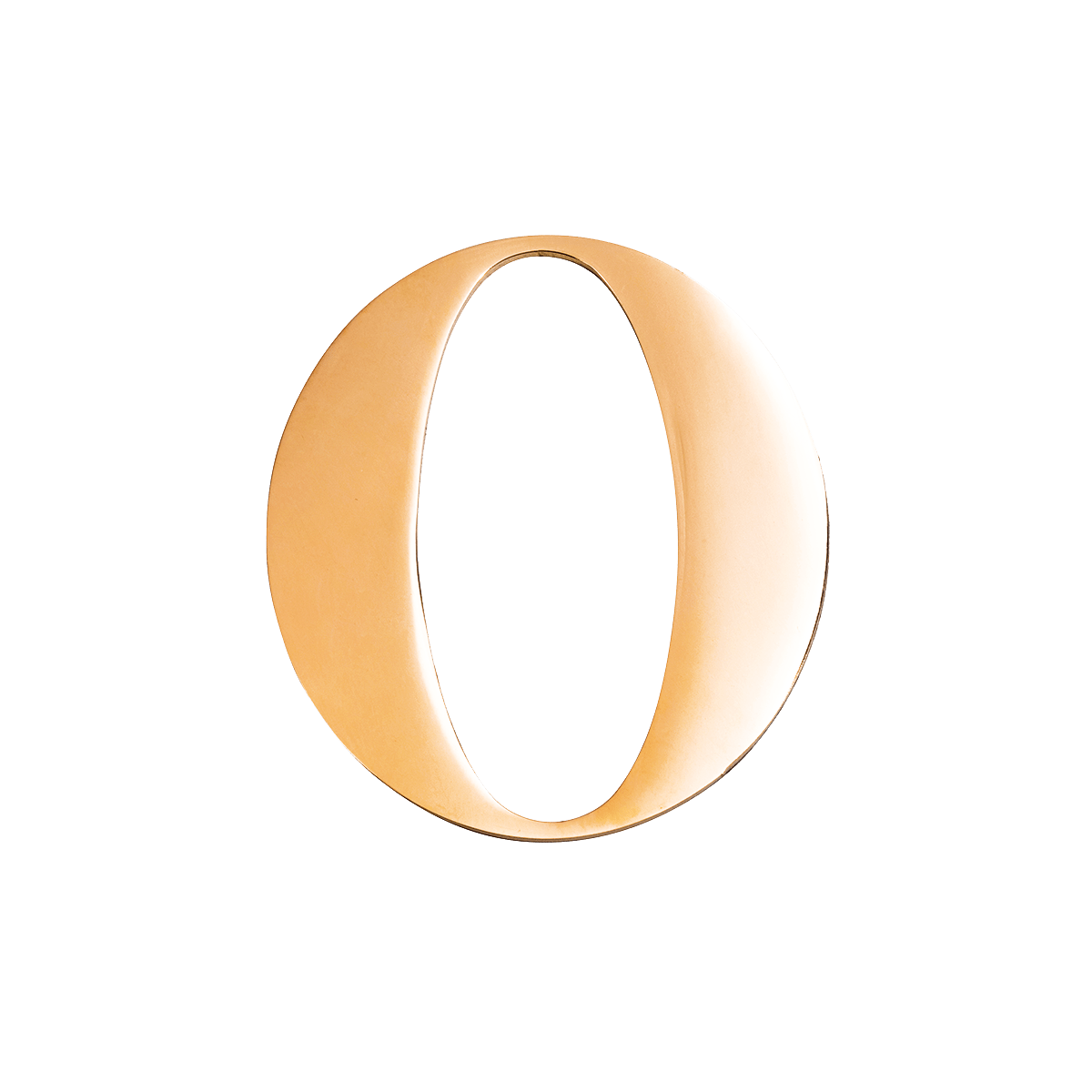Gold Small Metal Letter