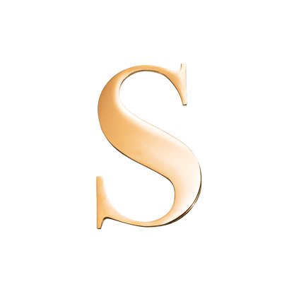 Gold Small Metal Letter